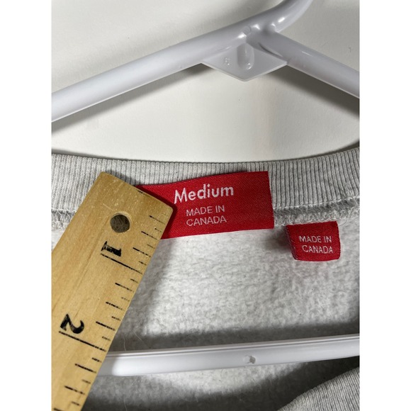 Supreme Gonz Heads Crewneck Sweatshirt Heather Gray Colorful Faces Medium - Picture 7 of 9